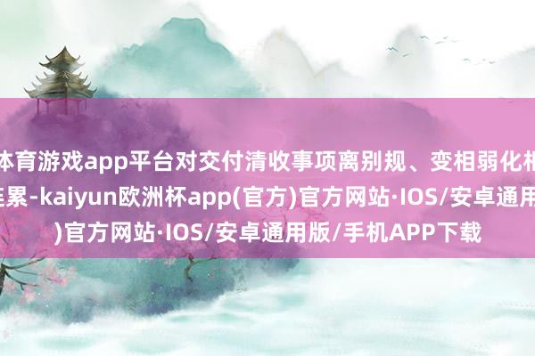 体育游戏app平台对交付清收事项离别规、变相弱化相貌风控步调负有连累-kaiyun欧洲杯app(官方)官方网站·IOS/安卓通用版/手机APP下载