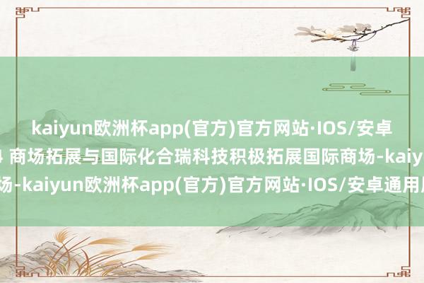 kaiyun欧洲杯app(官方)官方网站·IOS/安卓通用版/手机APP下载2.4 商场拓展与国际化合瑞科技积极拓展国际商场-kaiyun欧洲杯app(官方)官方网站·IOS/安卓通用版/手机APP下载