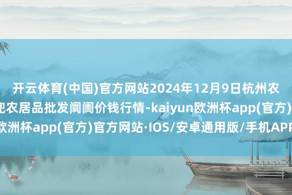 开云体育(中国)官方网站2024年12月9日杭州农副居品物流中心南庄兜农居品批发阛阓价钱行情-kaiyun欧洲杯app(官方)官方网站·IOS/安卓通用版/手机APP下载